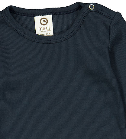 Müsli Body L/æ - Rib - Cozy Ich - Nacht Blue