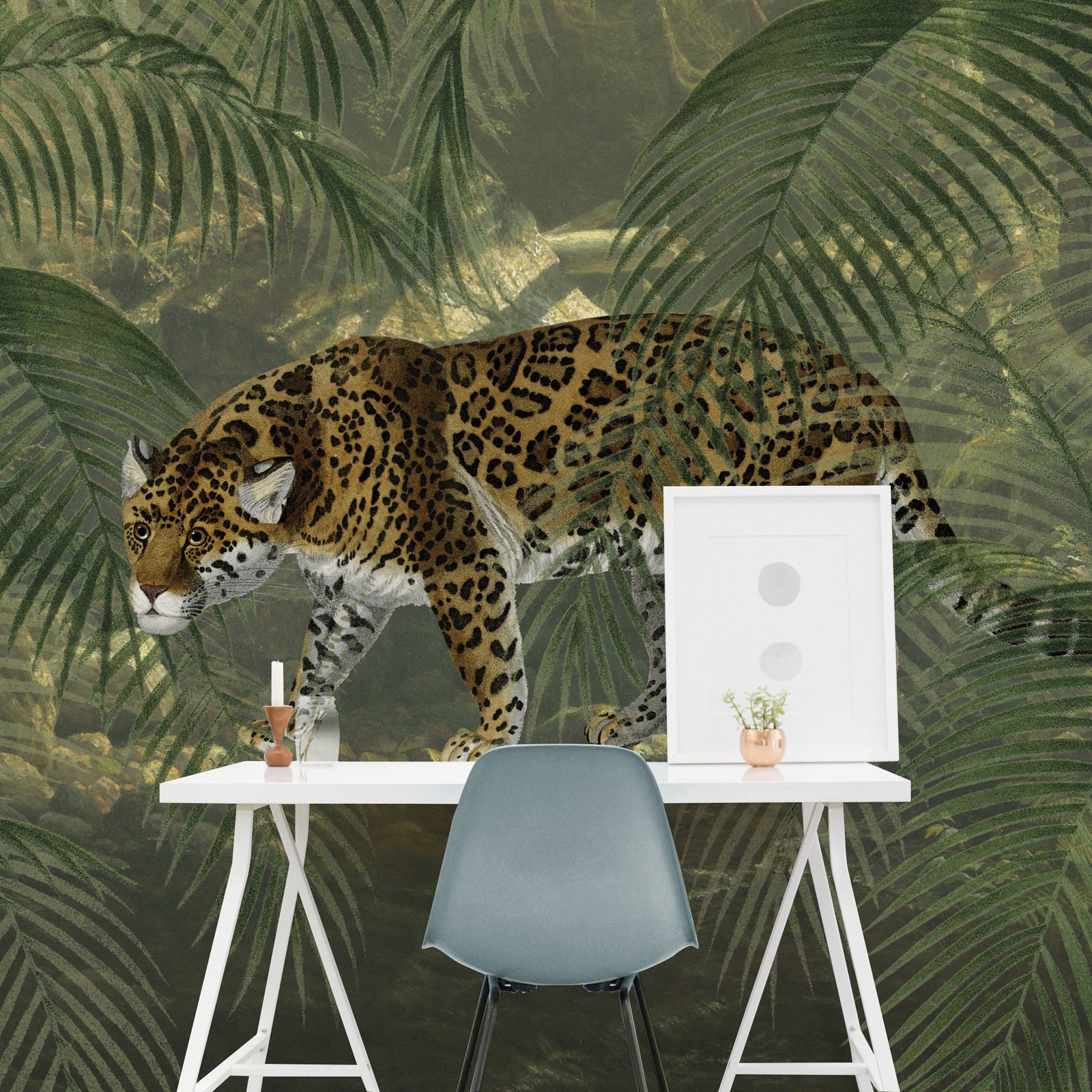 Art for the Home Fotobehang - Leopard - 280x200cm