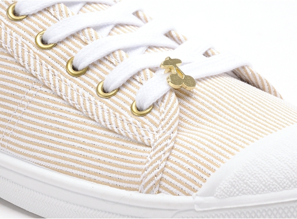 Le temps des cerises basses femme ltc basic 02 stripe or
