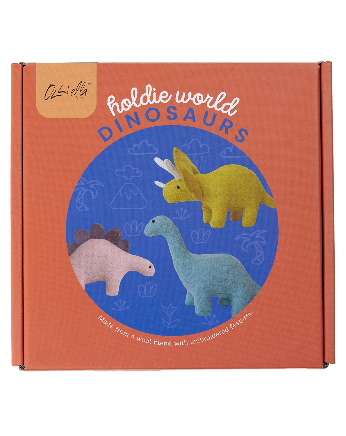 Kuscheltier-Set HOLDIE FOLK - DINOSAURS 3-teilig