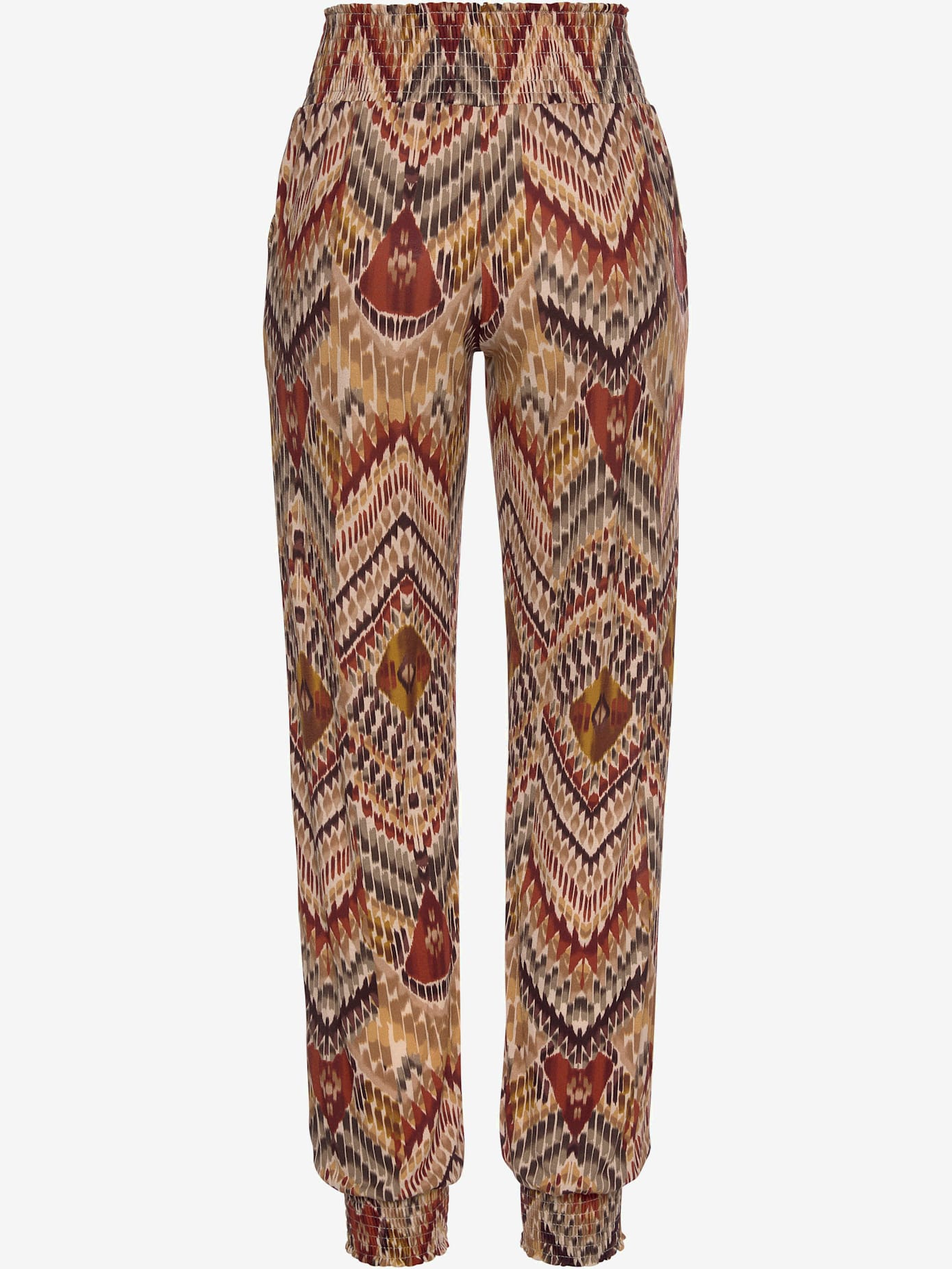 Pantalon en jersey pantalon d'été léger avec imprimé ethnique