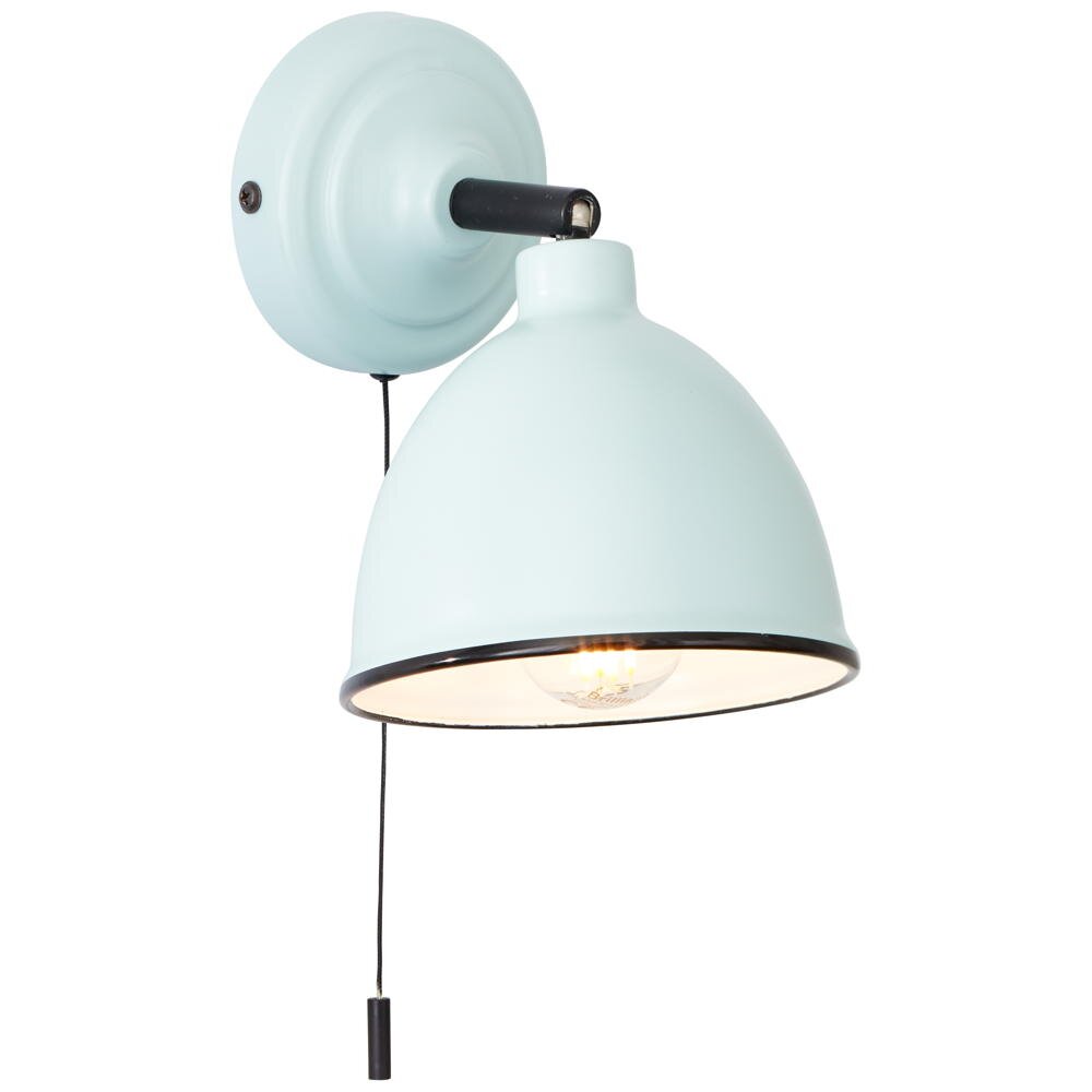 Telio wandlamp in lichtblauw E14