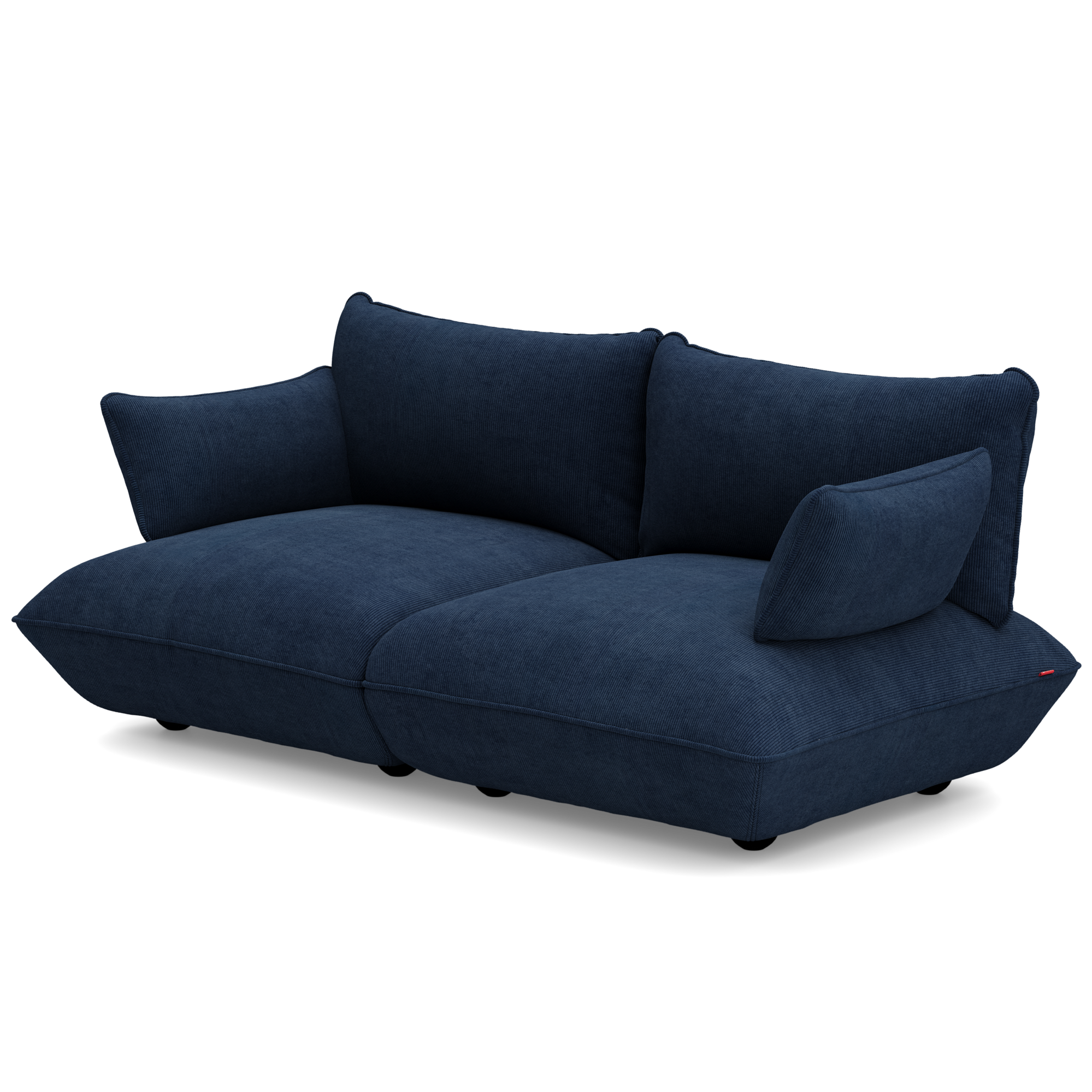 2-zitsbank Sumo cord recycled deep blue