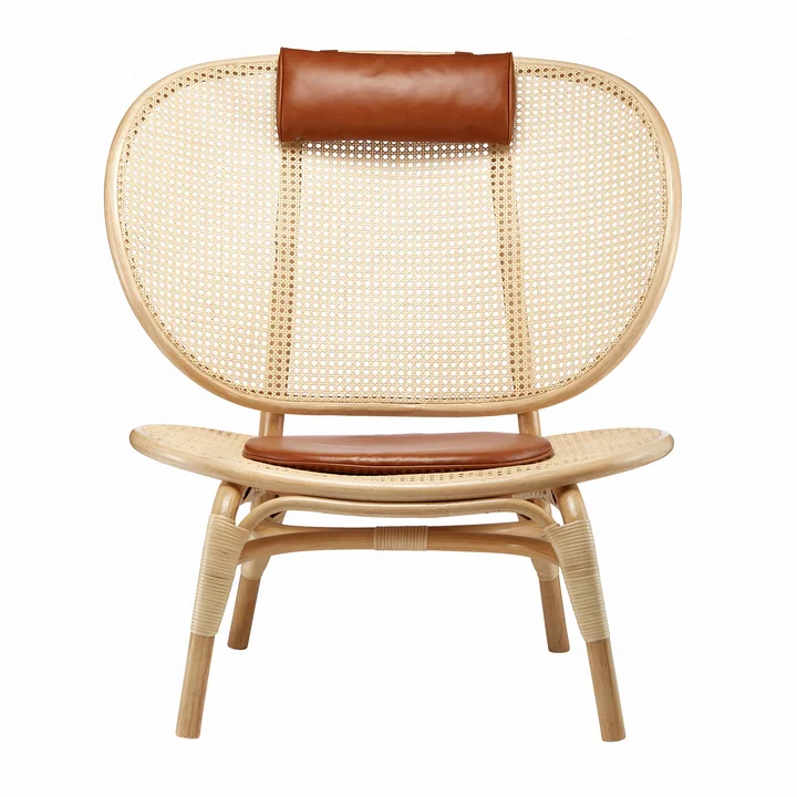 Norr11 - Nomad Lounge Sessel, Natur / schwarz