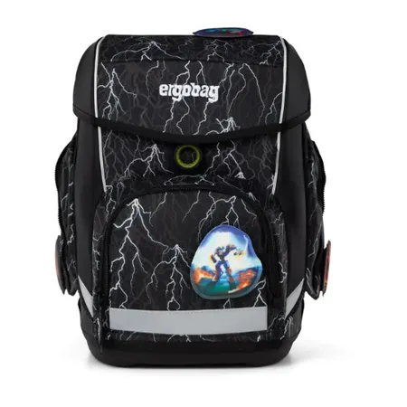 ergobag CUBO Schulrucksack-Set Super ReflektBär, 5-teilig