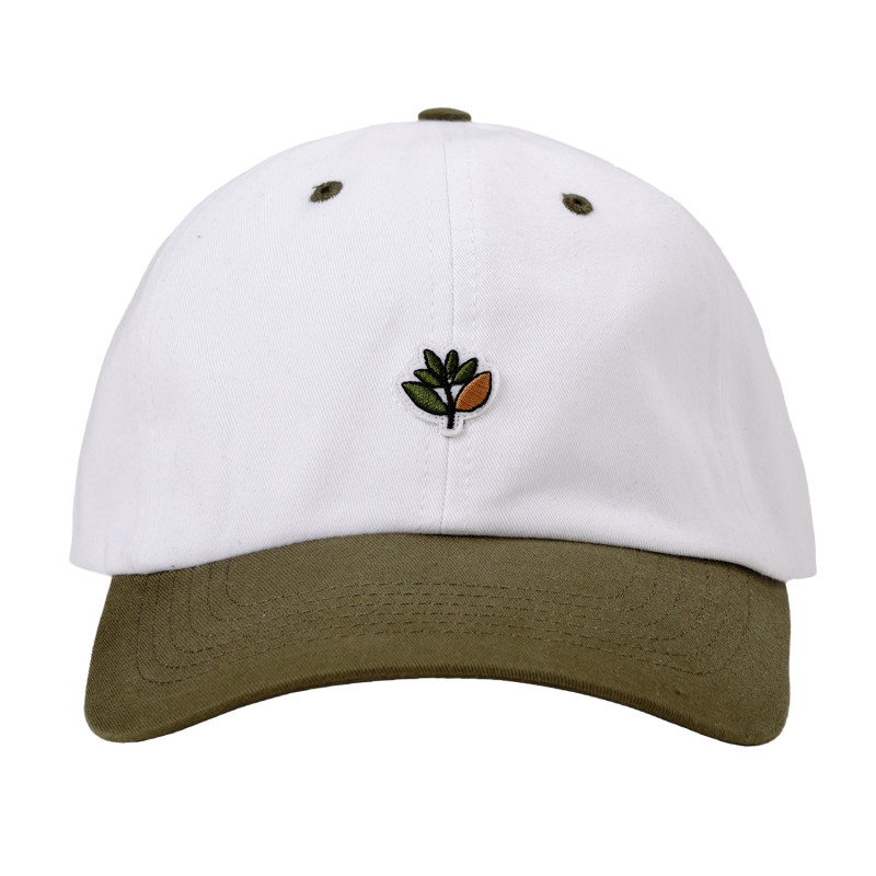 CASQUETTE DE PAPA BICOLORE - BLANC