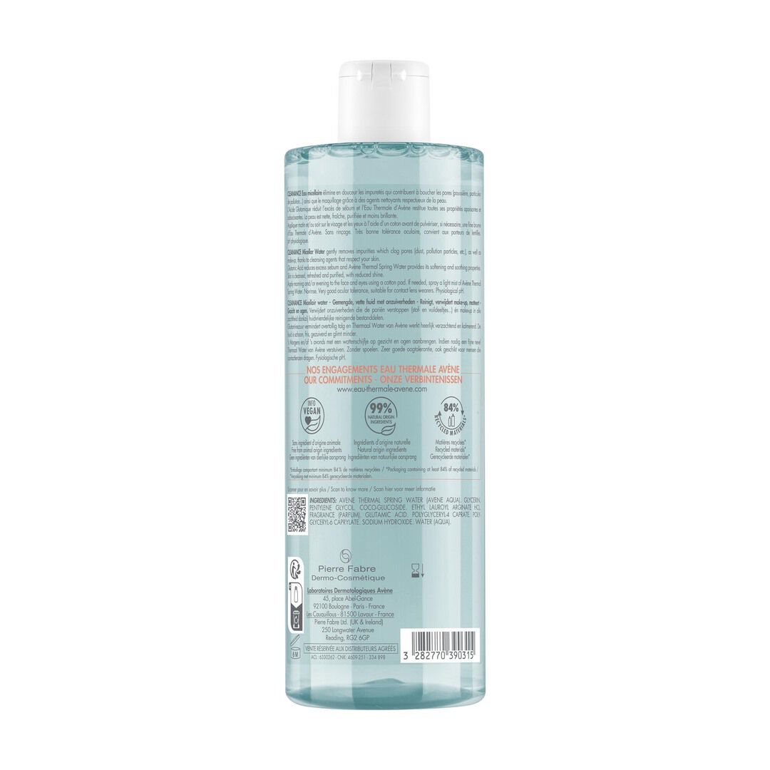 AVENE  Cleanance Água Micelar Pele Oleosa - 400ml