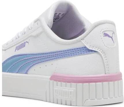 Puma Carina 2.0 Bouncy sky sneakers wit lila Jongens Meisjes Meerkleurig 35.5