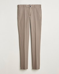 Incotex Slim Fit Micro Structure Cotton Chinos Green