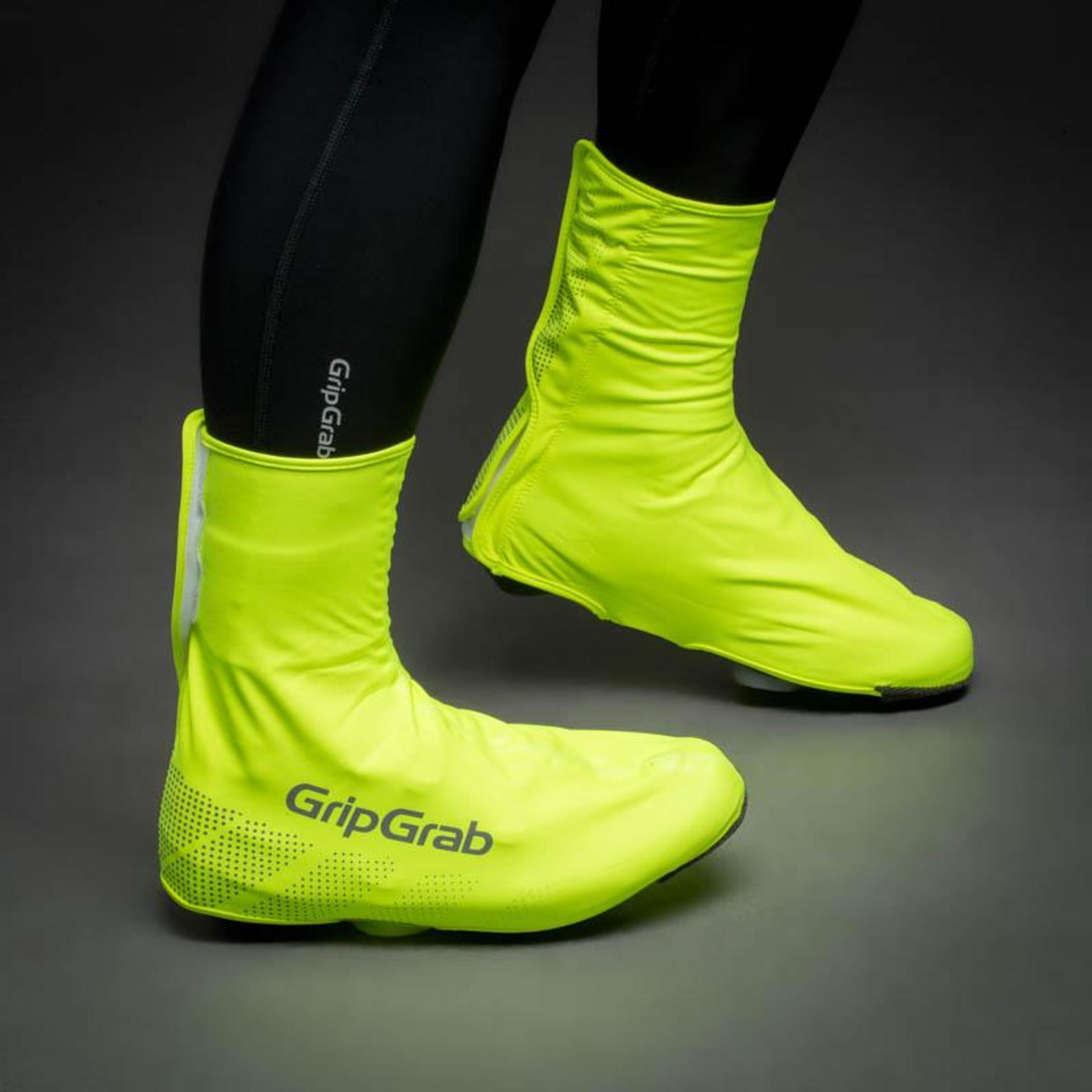 GripGrab Ride Waterproof Overschoenen Hi-Vis Geel