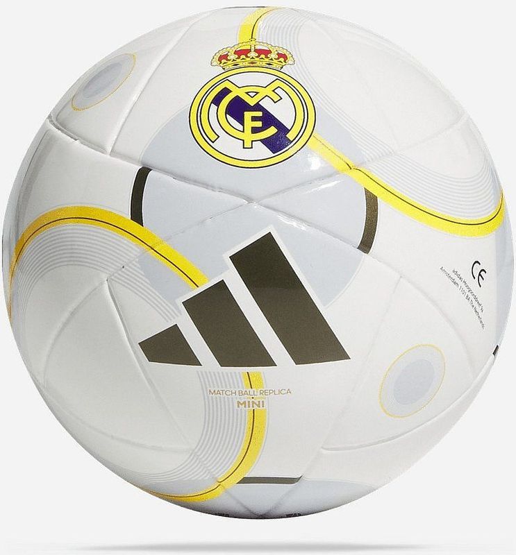 Adidas - Real Madrid Thuis Mini Ball - Wit - TPU Buitenkant