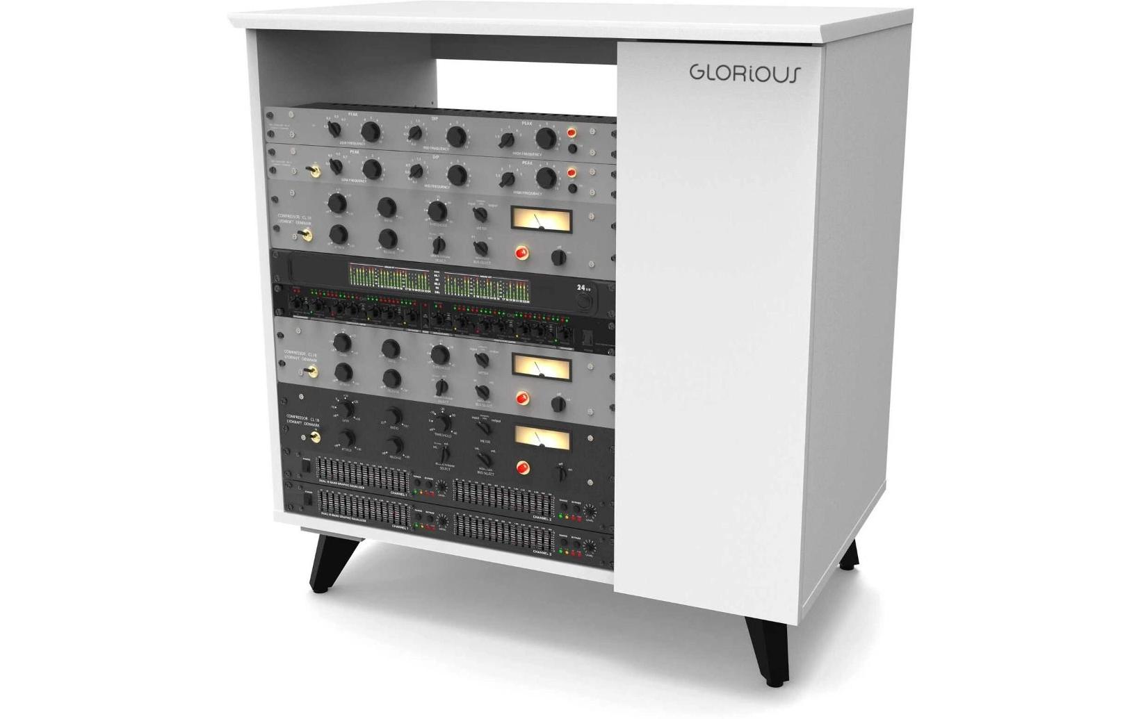 Erweiterung Modular Side Rack – Weiss<br>Studio-Rack-Erweiterung für die Sound Desk- und Workbench-Serie