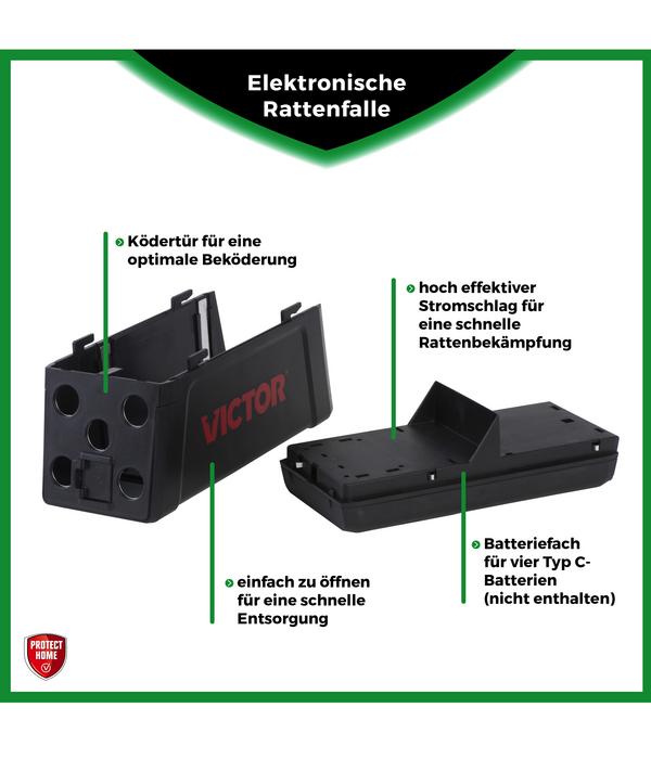 PROTECT HOME Elektronische Rattenfalle, 1 Stk.