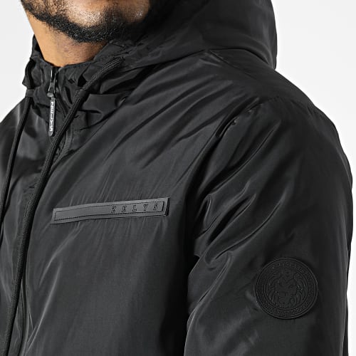 Veste Zippée Capuche Uka Noir