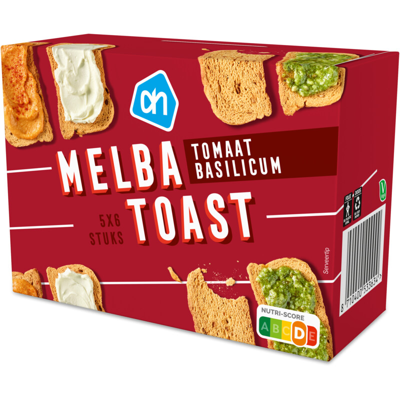 AH Melbatoast tomaat basilicum
