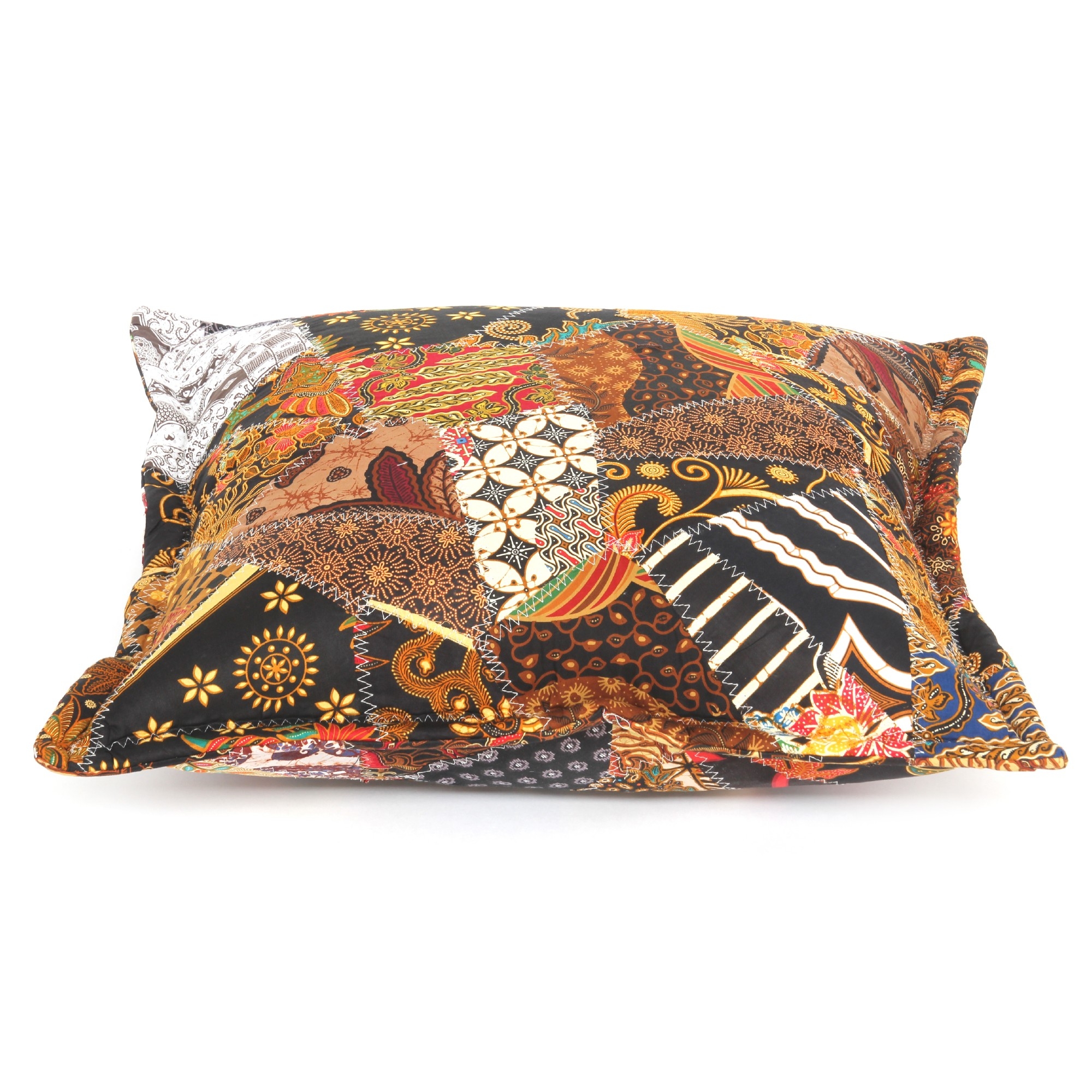Patchwork Kissenhülle, multicolor, T 60 cm, B 60 cm von fischer's lagerhaus