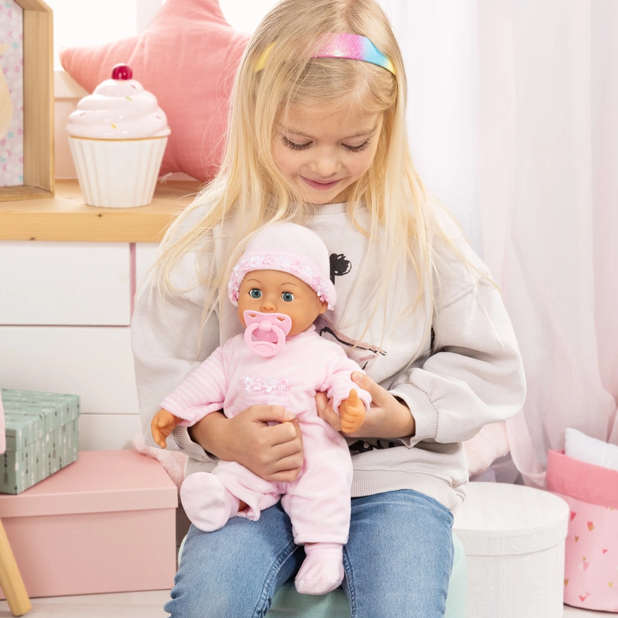 bayer Design First Words Baby 38 cm rosa