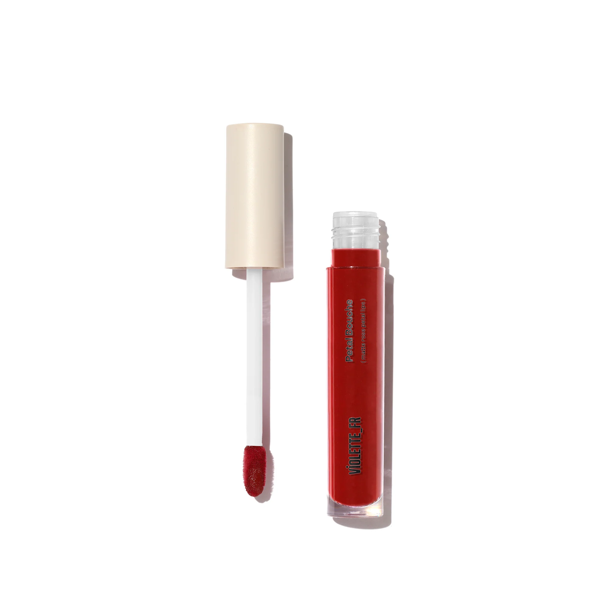 Violette_FR Petal Bouche Rouge à Lèvres Mat Sans Transfert