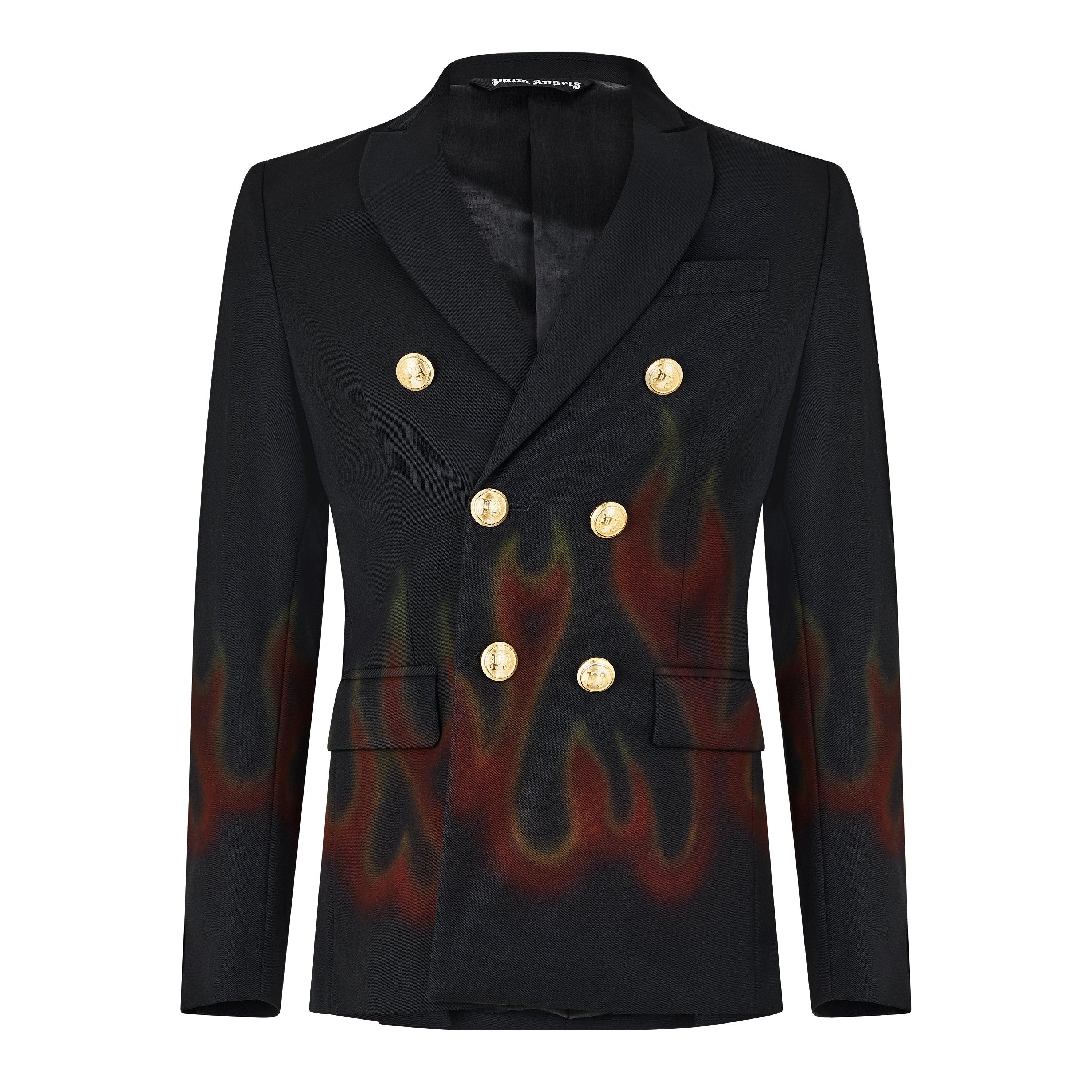 Palm Angels Burning Doublebreast Blazer