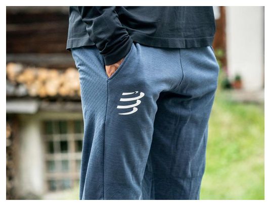 Pantalon Compressport Seamless Pants Bleu foncé