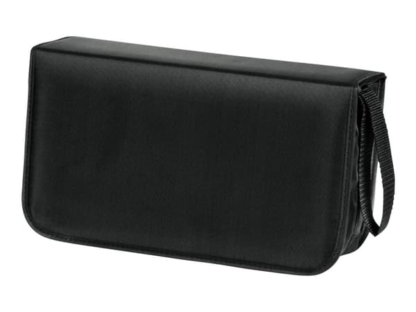 Hama CD Wallet 120 - Lomme for CD/DVD-plater - 120 plater - nylon - svart