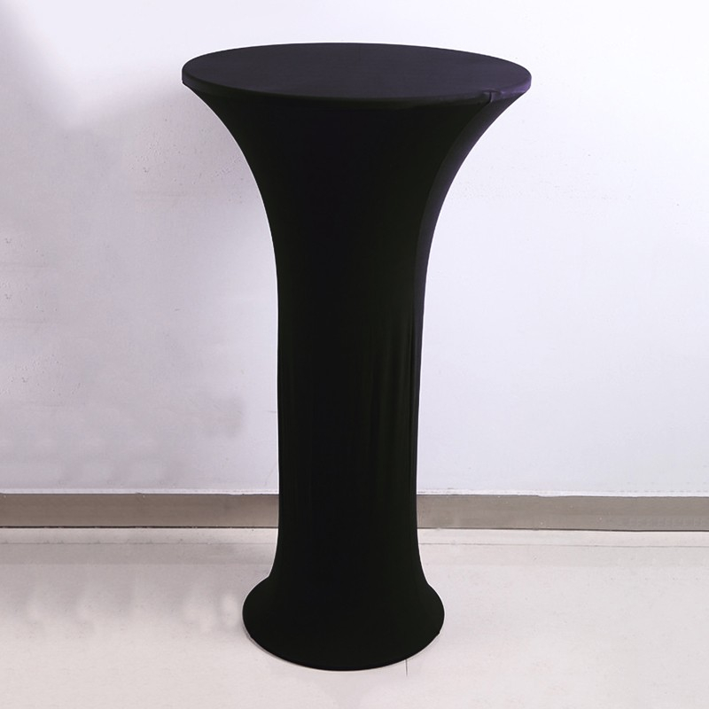 (115x70cm) Deko Tischdecke Party Cocktail Tisch Tuch Überzug - Weiss