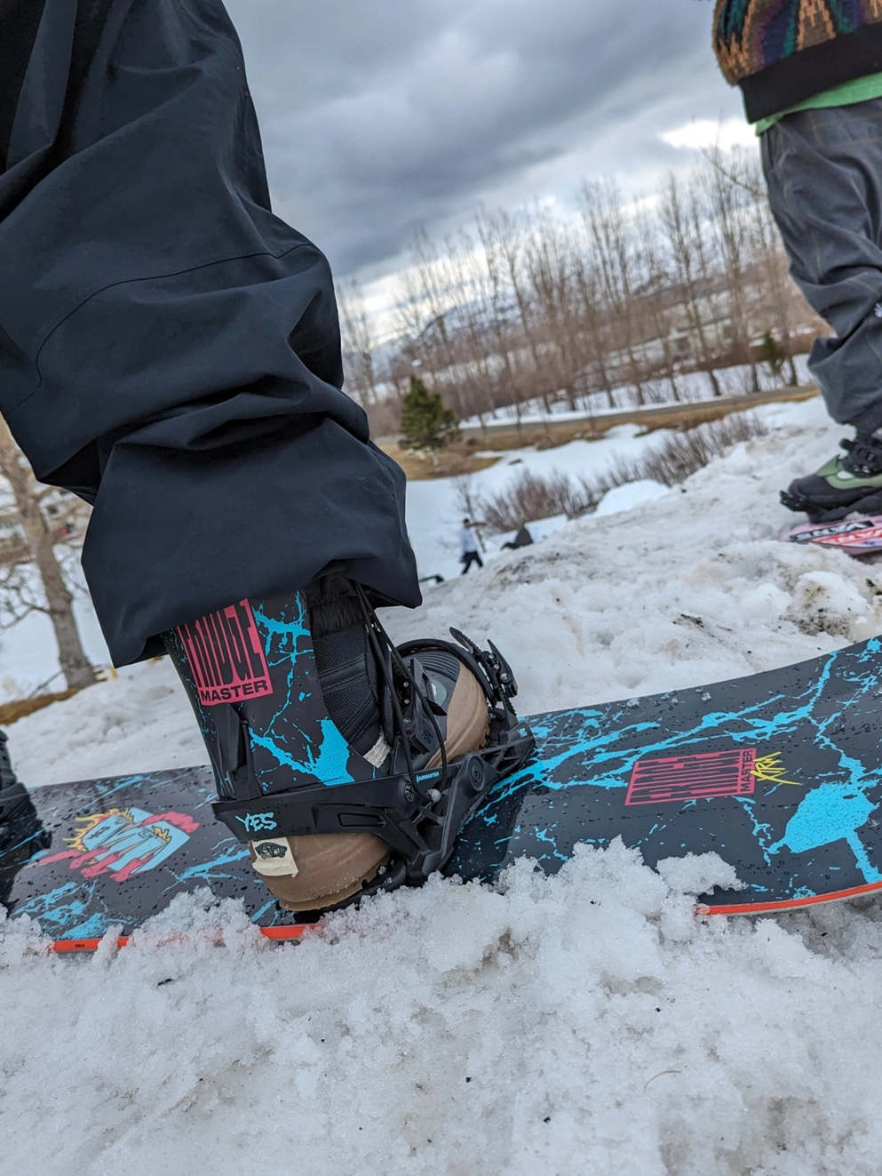 YES Airmaster Fridge 2025 Snowboard Bindings black