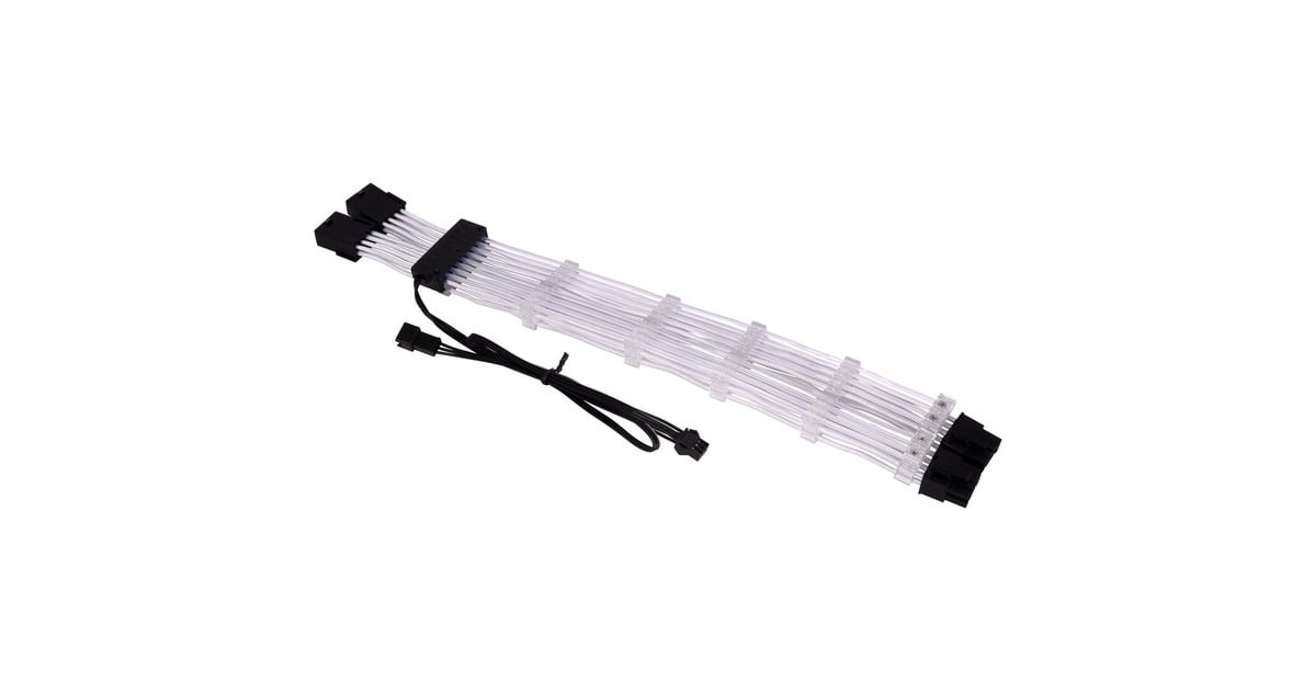 Lian LiStrimer 8-pin(6+2) VGA extension cable kabel  (30 centimeter, RGB leds)