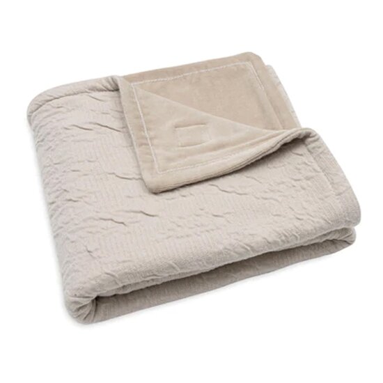 Couverture Berceau Soft Waves   Nougat        75 x 100 cm   de               Jollein