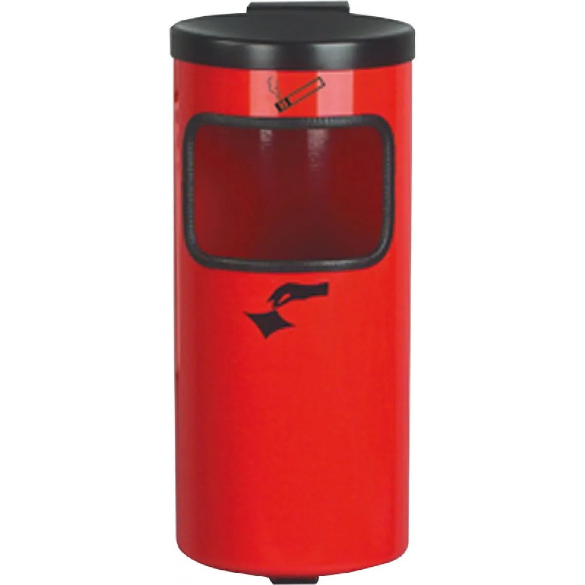 Cendrier Rond Rouge