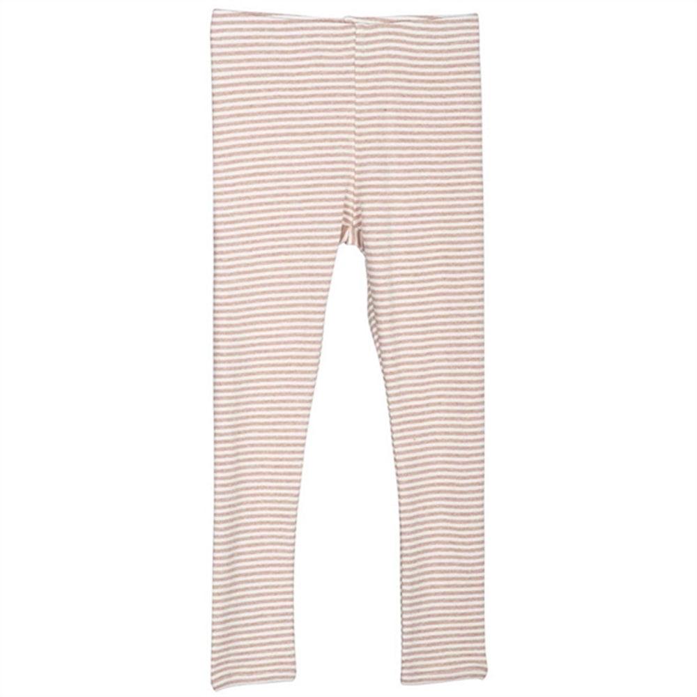 Lake/Offwhite Stripe Leggings - Serendipity