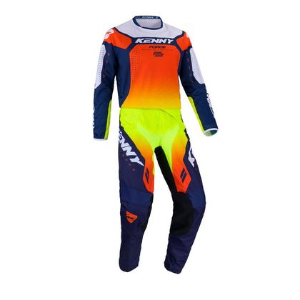 Maillot cross Kenny FORCE SPRING SUMMER 2024 - Bleu / Jaune