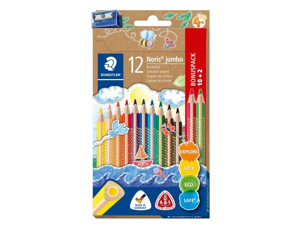 LÁPIS DE COR STAEDTLER JUMBO 10 2