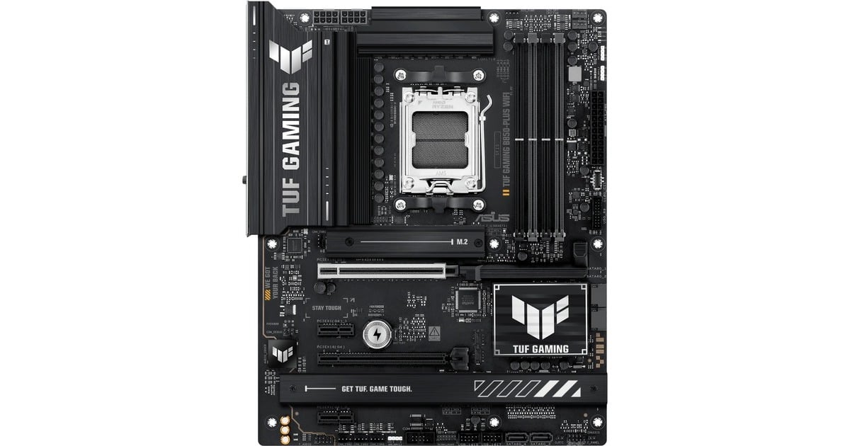 ASUSTUF Gaming B850-PLUS WIFI socket AM5 moederbord  (2.5Gb-LAN, Wi-Fi 7, BT, Sound, ATX)