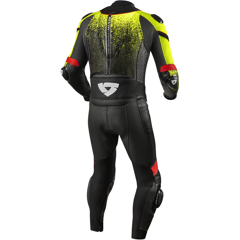 Rev'it - Combinaison Quantum Noir / Jaune