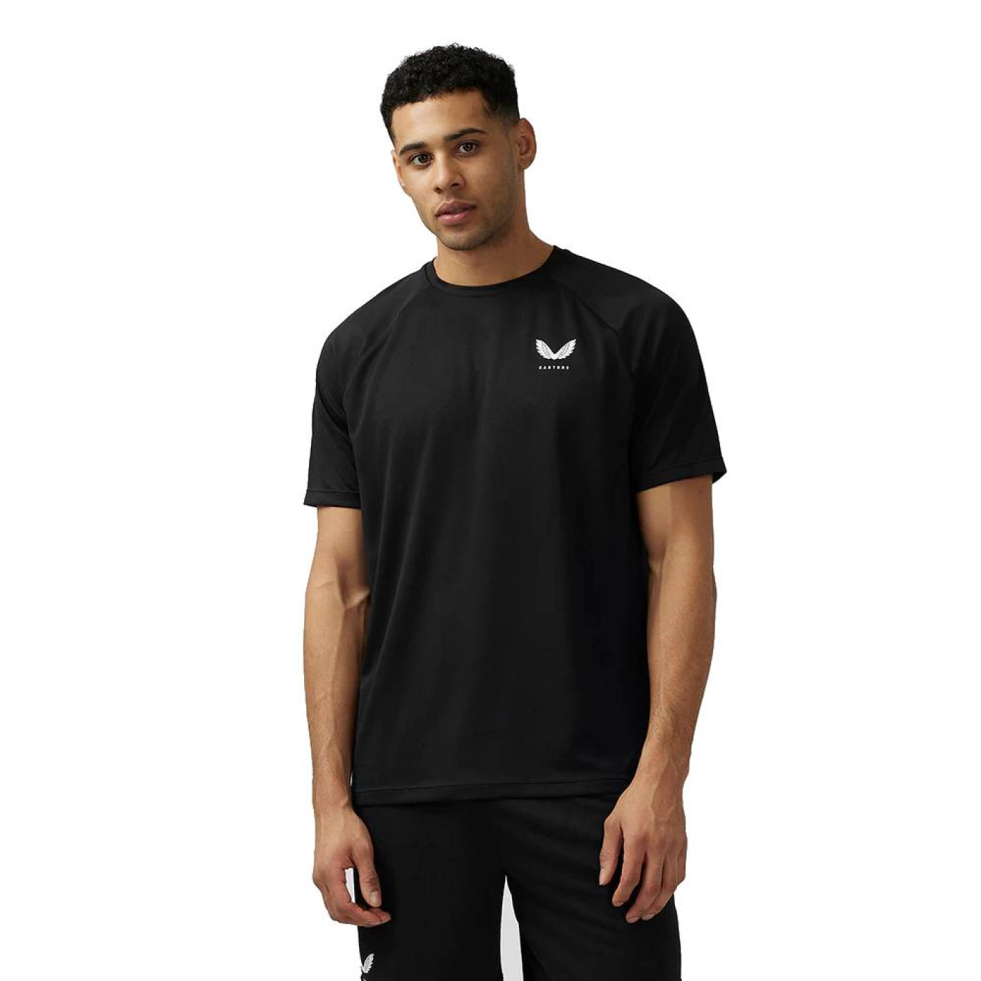 Castore Adapt Crew T-Shirt Zwart Wit