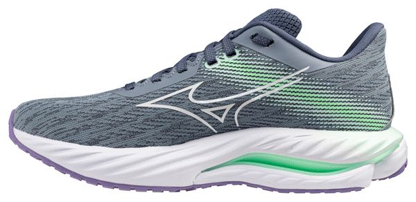Chaussures Running Mizuno Wave Inspire 21 Bleu/Vert Femme