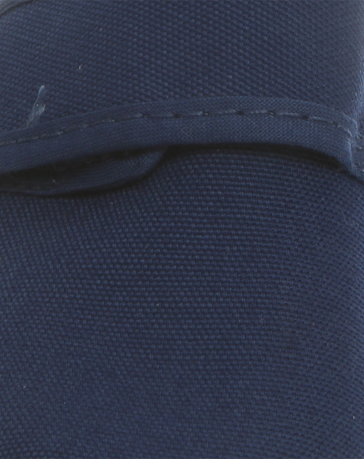 Stoffschuhe mit Klettverschluss in royalblau