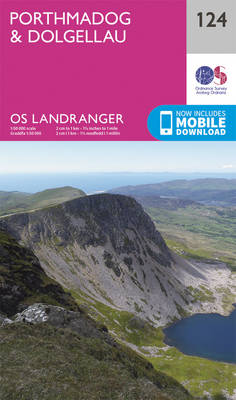 Porthmadog & Dolgellau - OS Landranger Map 124 (Sheet map, folded)