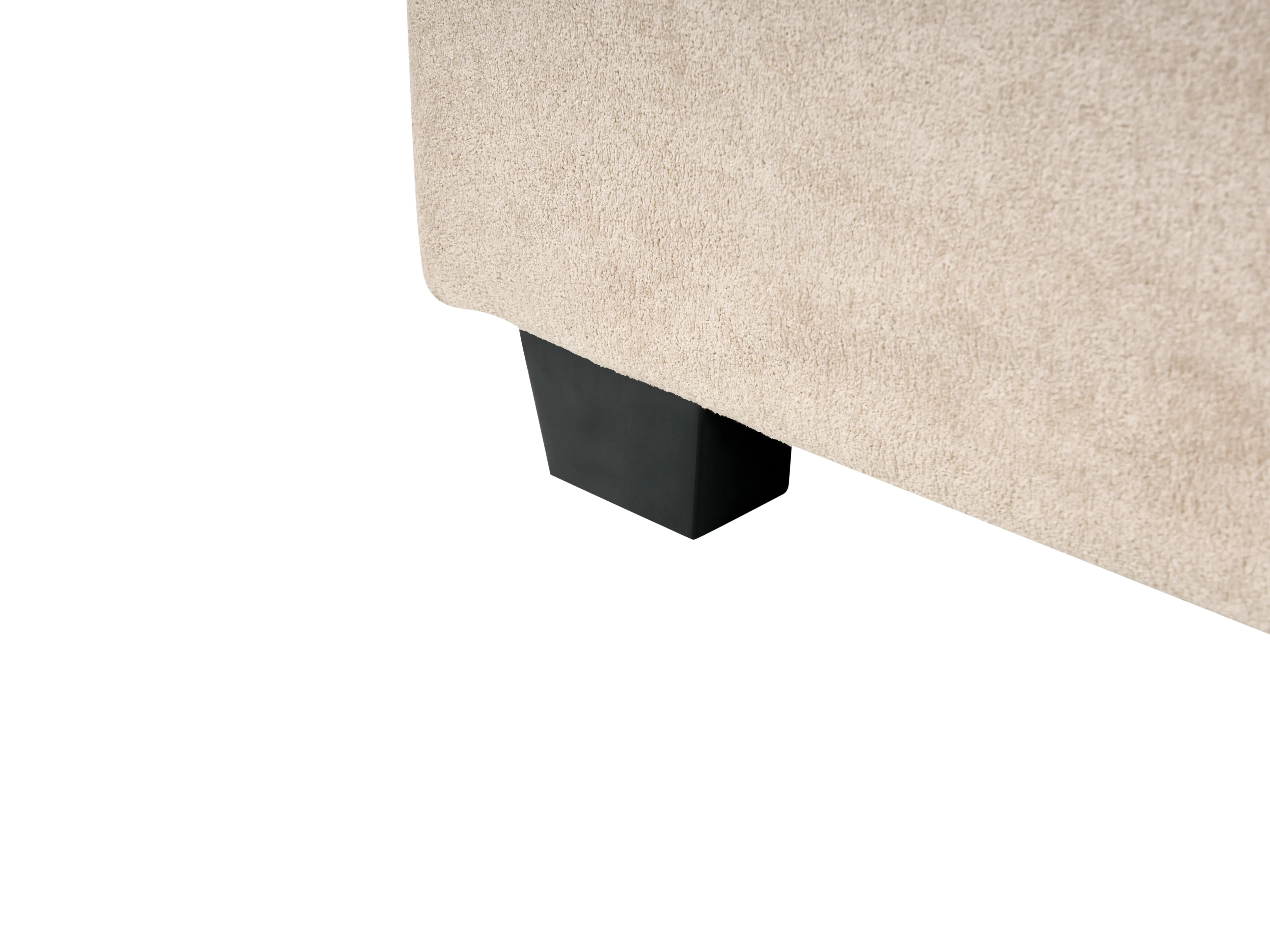 Bed met opbergruimte Stof BERNAY 180 x 200 cm Taupe