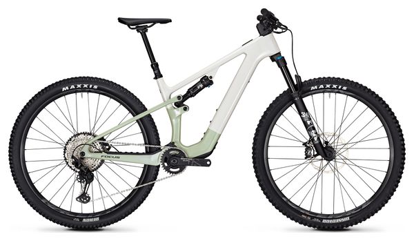 VTT Électrique Tout-Suspendu Focus VAM² SL 9.8 Shimano XT/Deore 12V 430Wh 29'' Blanc 2025
