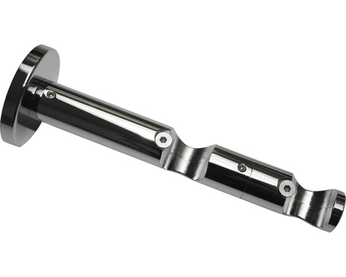 Open dubbelsporige wandbeugel voor Chicago, chroom, Ø 20 mm