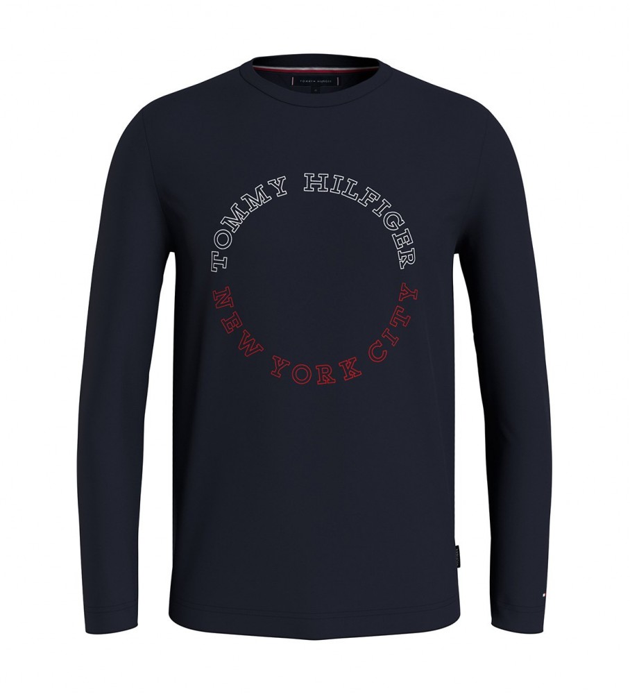 Camiseta Tommy Hilfiger Navy Monotype Roundle