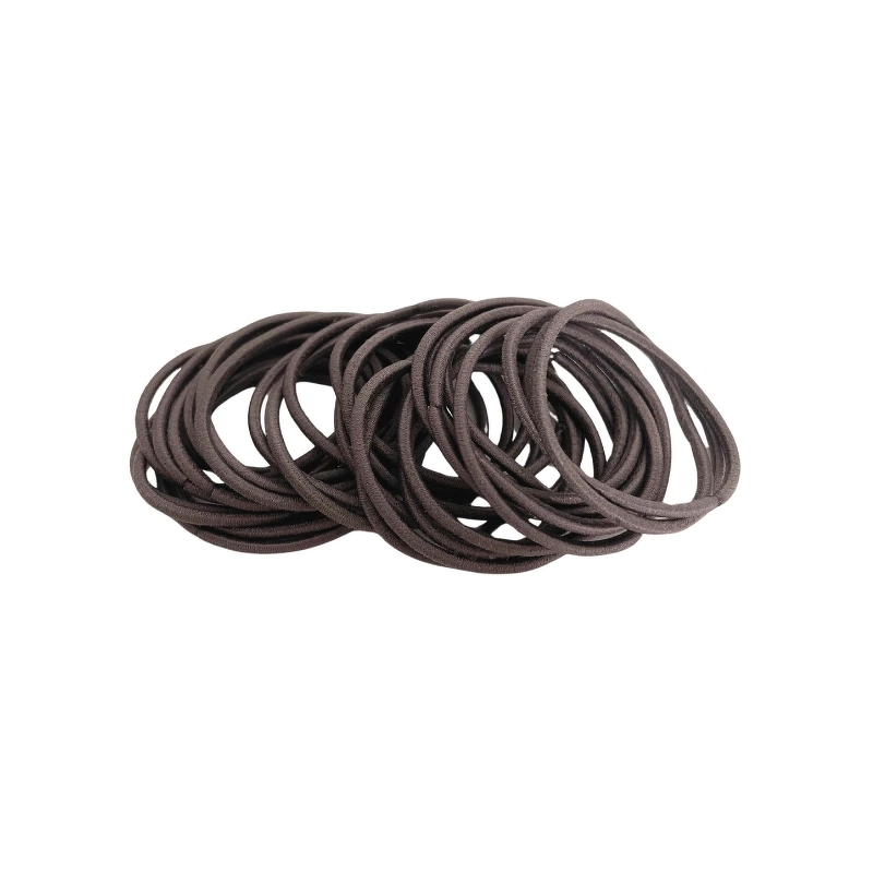 Beauty Flow Basic Hairtie 15 Pieces - Brownie