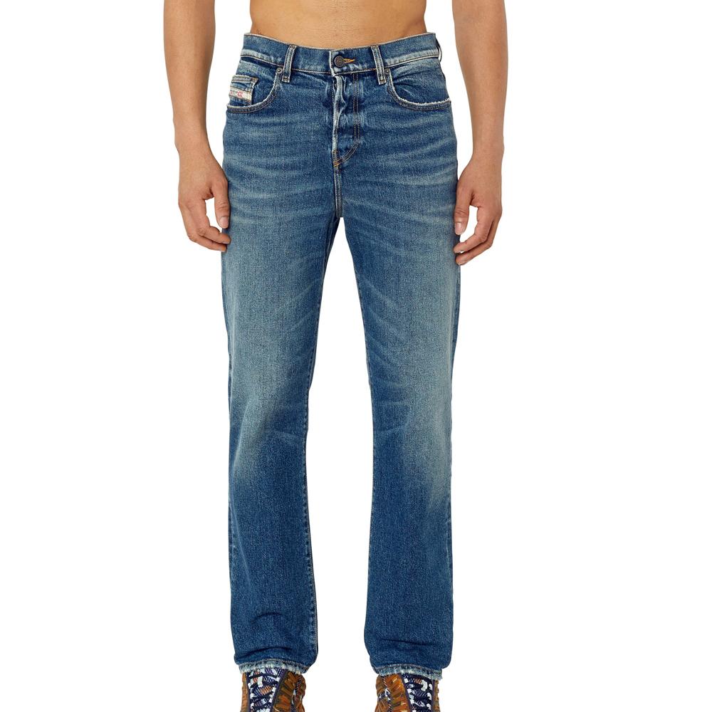 Diesel Jean Regular Bleu Foncé Homme Diesel D-viker