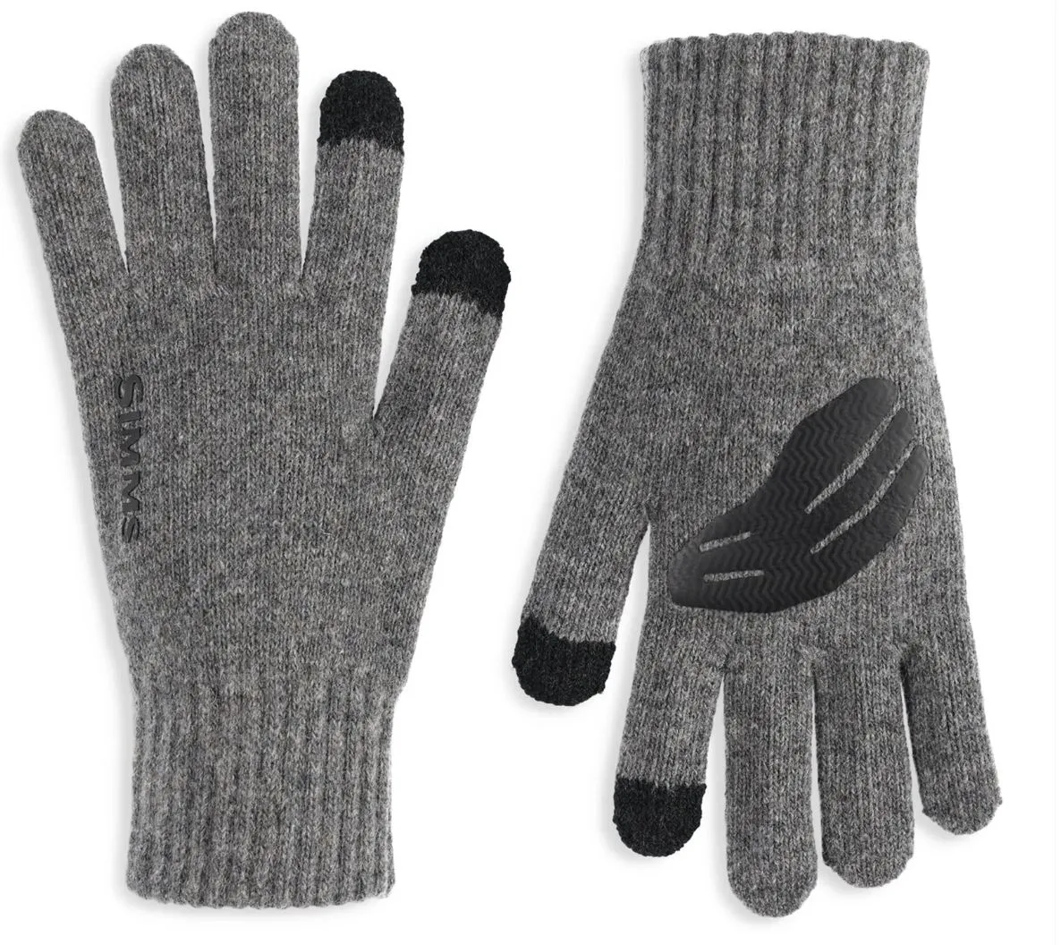 Simms Simms Wool Full Finger Glove Steel