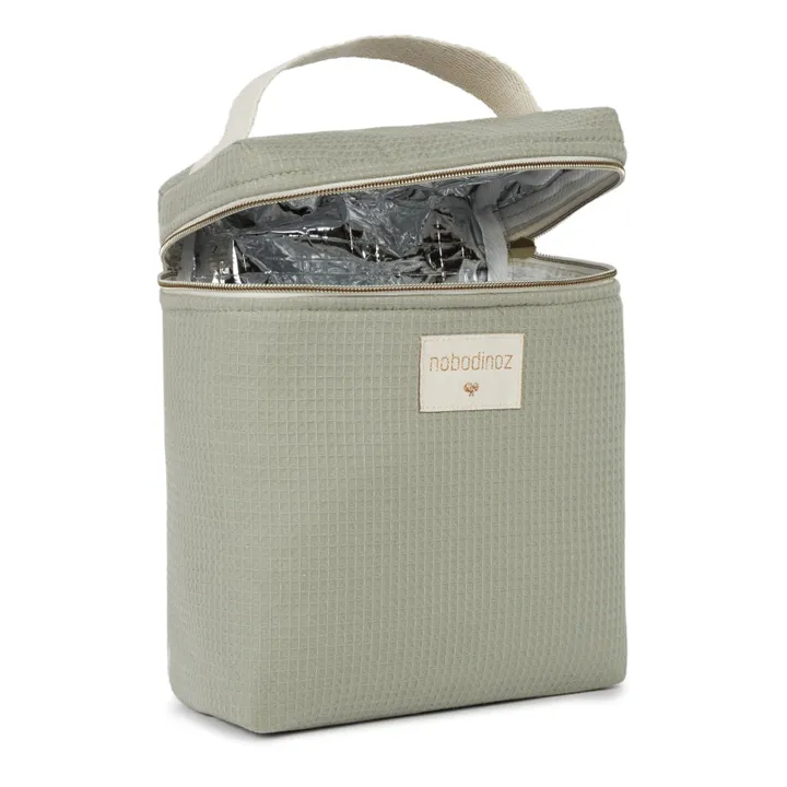 Nobodinoz Lunch bag isotherme Concerto | Vert olive