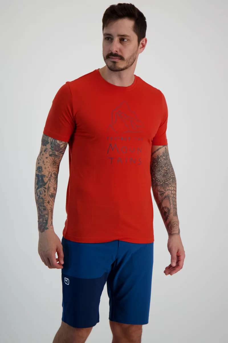 Ortovox 150 Cool MTN Protector TS Merino Herren T-Shirt