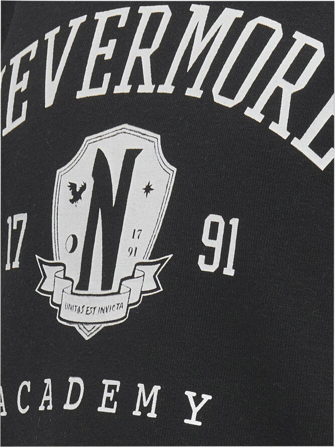 ONLY KOGNEVERMORE LIFE L/S LICENS O-NECK Black/nevermore