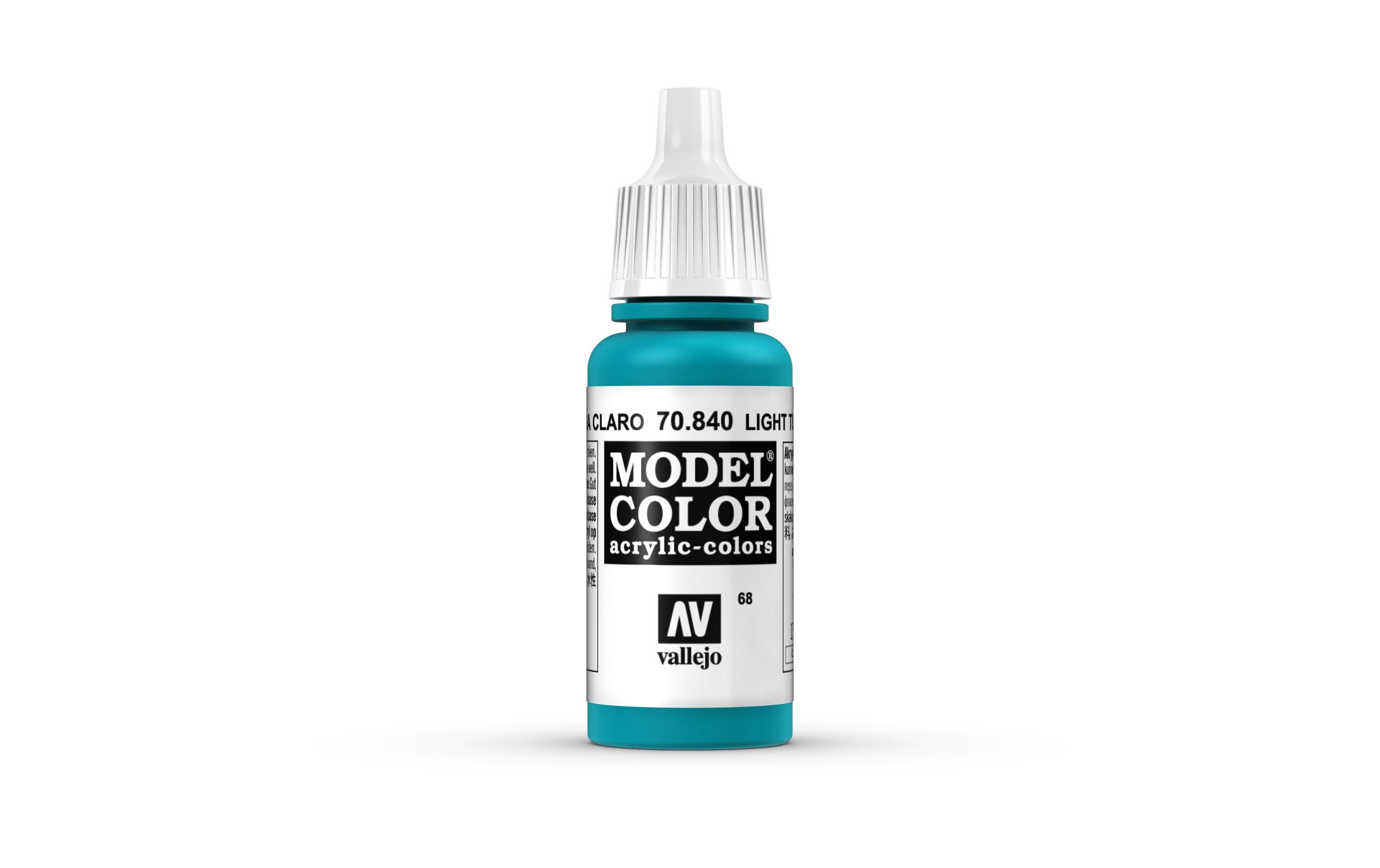 Acrylfarbe Matt, Helles Türkis 17 mlModel Color Light Turquoise